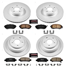Front and Rear Z17 COATED BRAKE KIT for Subaru Forester image 2