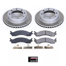 Front SEMI-COATED ROTOR KIT for Ford image 1