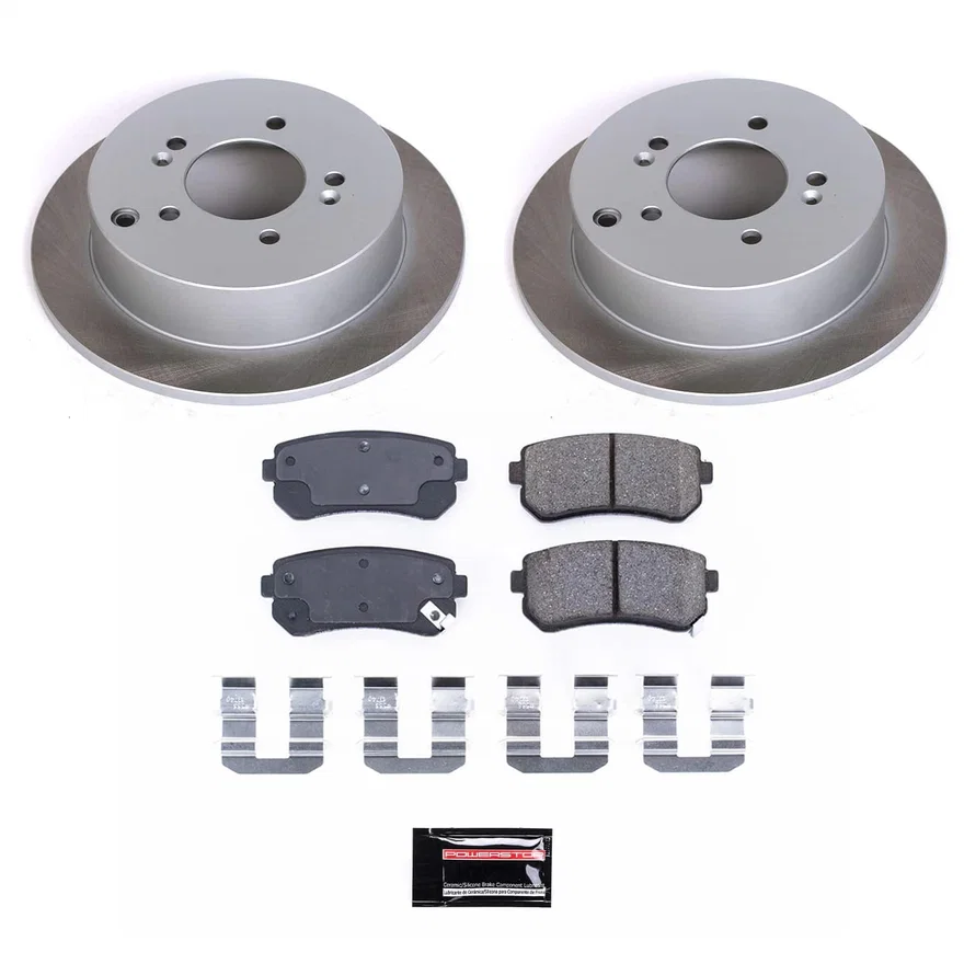 Rear SEMI-COATED ROTOR KIT