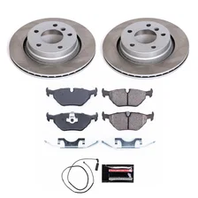 Rear SEMI-COATED ROTOR KIT for BMW image 1