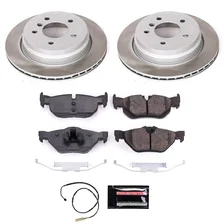 Rear SEMI-COATED ROTOR KIT for BMW 328i xDrive image 1