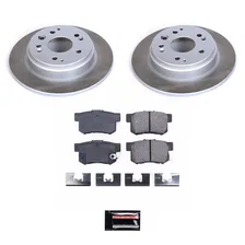 Rear SEMI-COATED ROTOR KIT for Acura TL image 1
