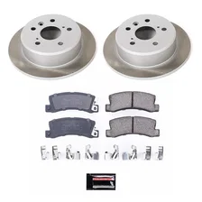 Rear SEMI-COATED ROTOR KIT for Toyota image 1