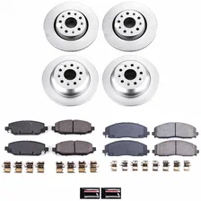 Front and Rear Z17 COATED BRAKE KIT for Jeep Wrangler image 2