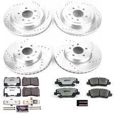 Front and Rear Z26 STREET BRAKE KIT for Cadillac ATS image 2