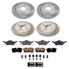 Front and Rear SEMI-COATED ROTOR KIT for Ford Focus image 1