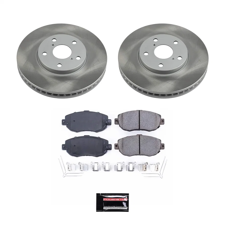 Front SEMI-COATED ROTOR KIT for Lexus