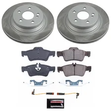 Rear SEMI-COATED ROTOR KIT for Mercedes-Benz image 1