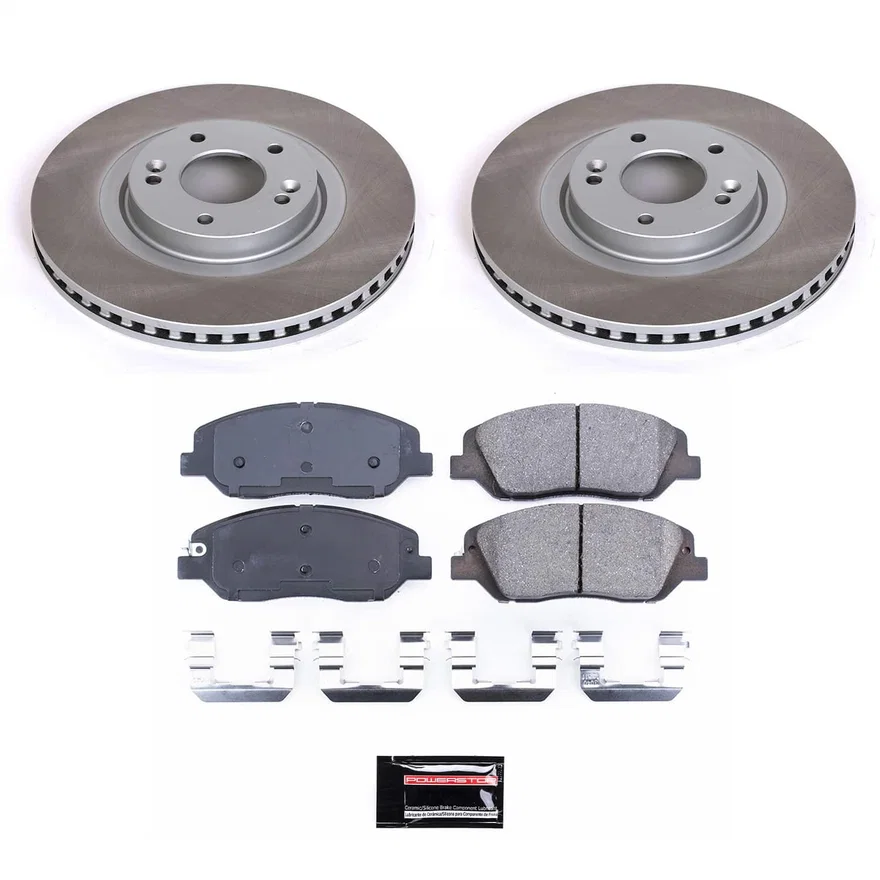 Front SEMI-COATED ROTOR KIT for Hyundai