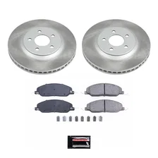 Front SEMI-COATED ROTOR KIT for Ford Mustang image 1