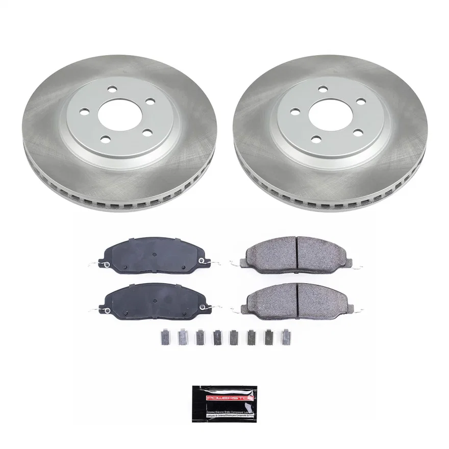 Front SEMI-COATED ROTOR KIT for Ford Mustang