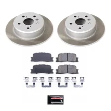 Rear SEMI-COATED ROTOR KIT for Toyota Highlander image 1
