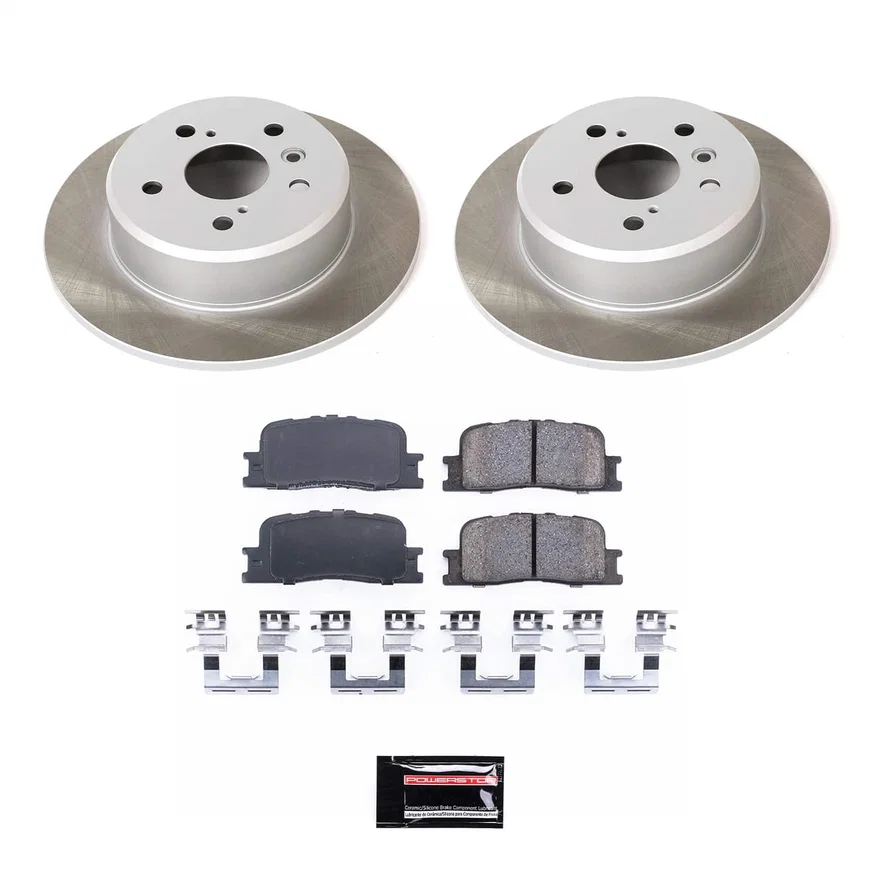 Rear SEMI-COATED ROTOR KIT for Toyota Highlander
