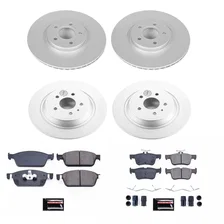 Front and Rear Z23 COATED BRAKE KIT for Lincoln MKC image 2