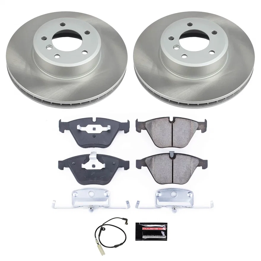 Front SEMI-COATED ROTOR KIT for BMW 525i