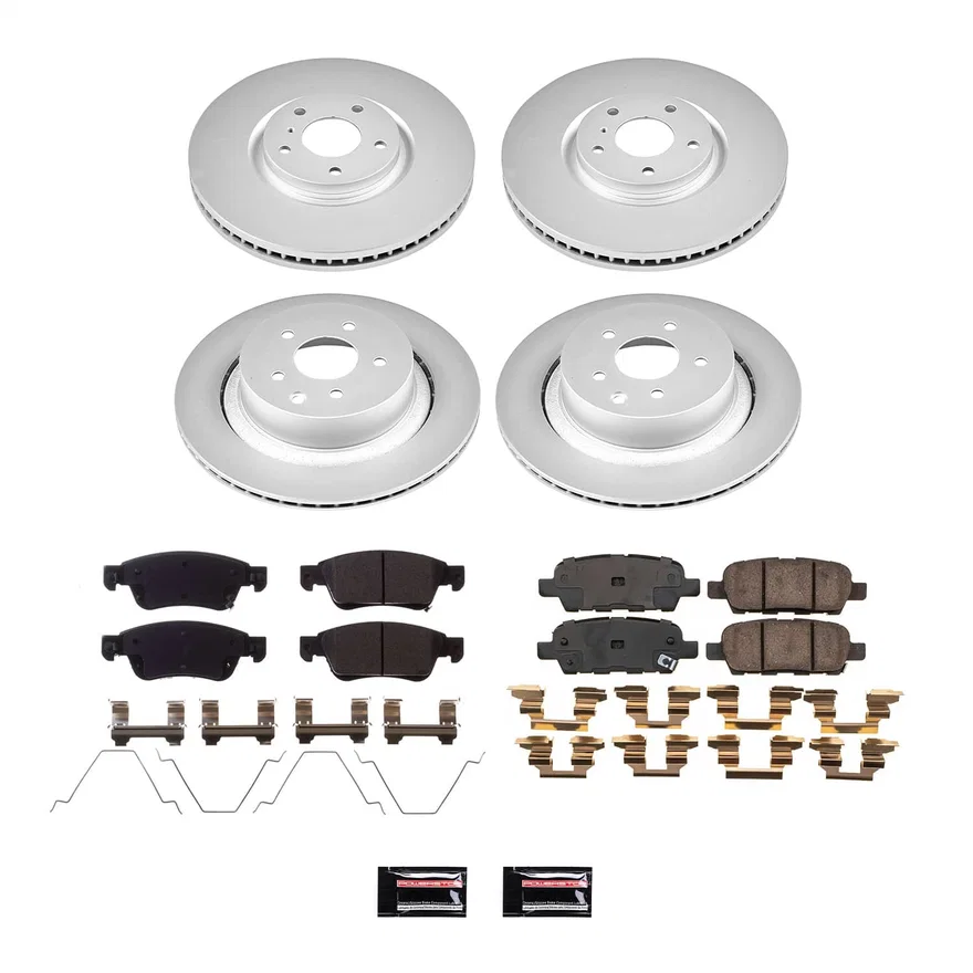 Front and Rear Z17 COATED BRAKE KIT for INFINITI Q60