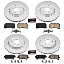 Front and Rear Z17 COATED BRAKE KIT for Buick Regal image 2