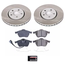 Front SEMI-COATED ROTOR KIT for Volkswagen image 1