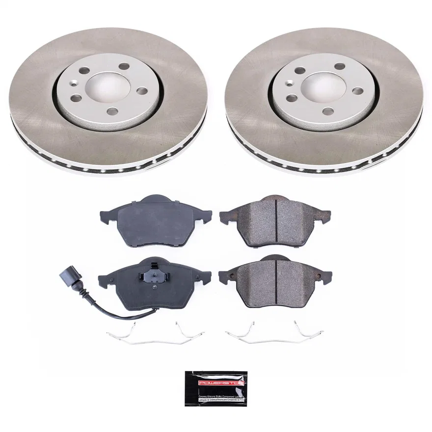 Front SEMI-COATED ROTOR KIT for Volkswagen