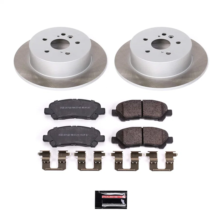 Rear SEMI-COATED ROTOR KIT for Toyota Highlander