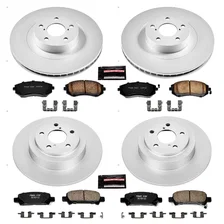 Front and Rear Z17 COATED BRAKE KIT for Subaru image 2