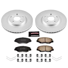 Front Z17 COATED BRAKE KIT for Honda Pilot image 2