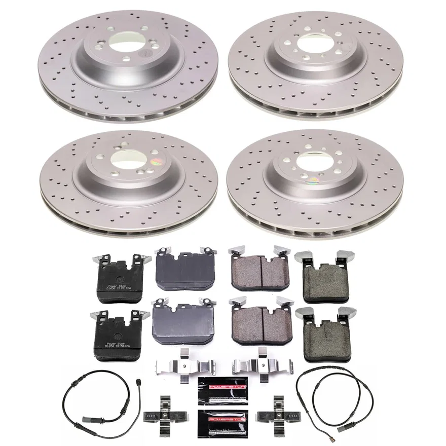 Front and Rear Z23 COATED BRAKE KIT for BMW