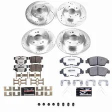 Front and Rear Z26 STREET BRAKE KIT for Acura ILX image 2