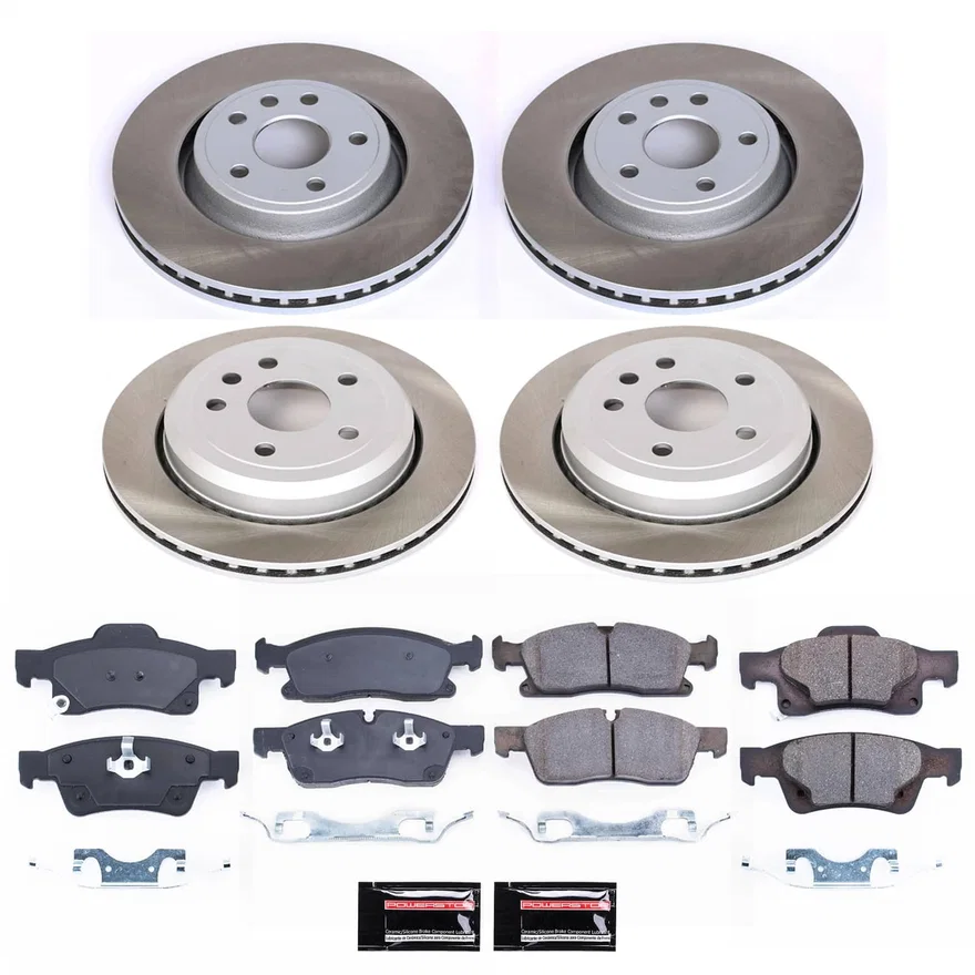 SEMI-COATED ROTOR KIT for Jeep Grand Cherokee