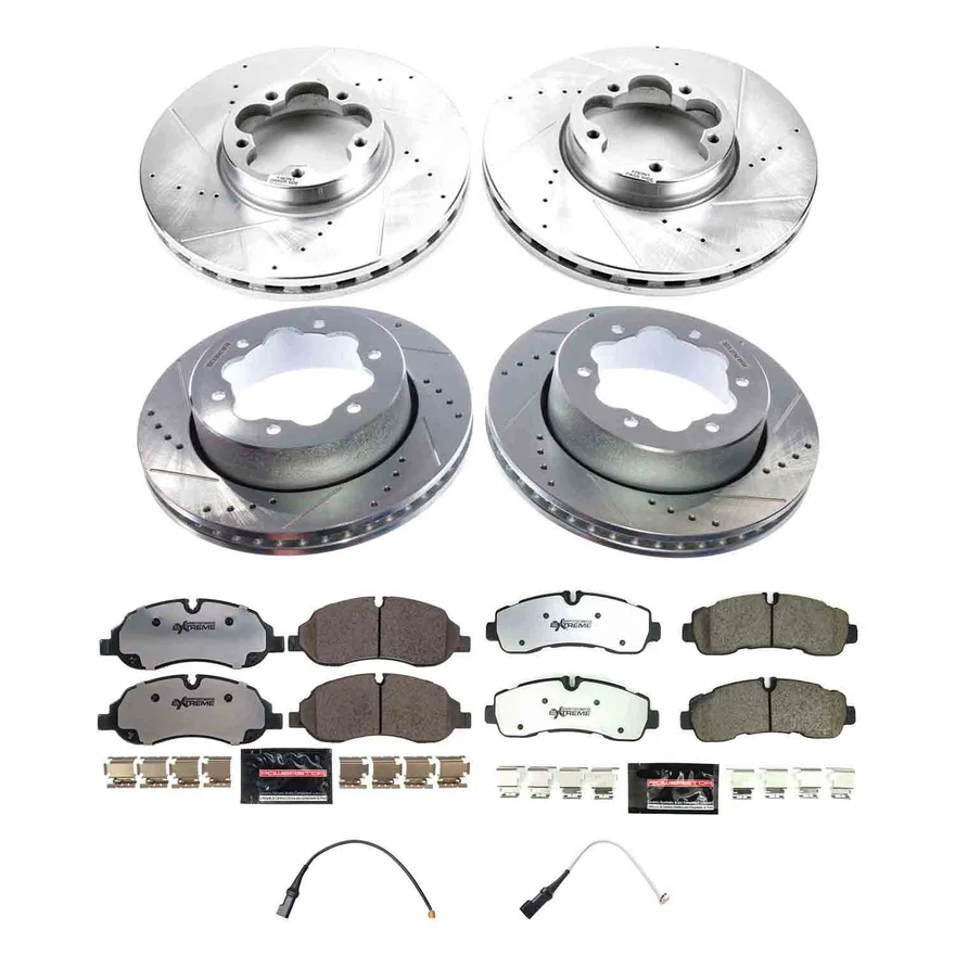 Front and Rear Z36 TRUCK/TOW BRAKE KIT for Ford Transit-350 HD