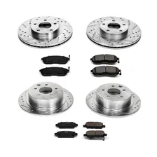 Front and Rear Z23 EVOLUTION BRAKE KIT for Nissan Altima image 2