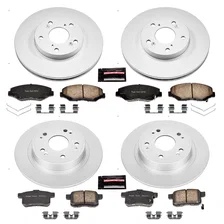Front and Rear Z17 COATED BRAKE KIT for Honda Accord image 2