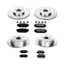 Front and Rear Z23 EVOLUTION BRAKE KIT for Acura MDX image 2