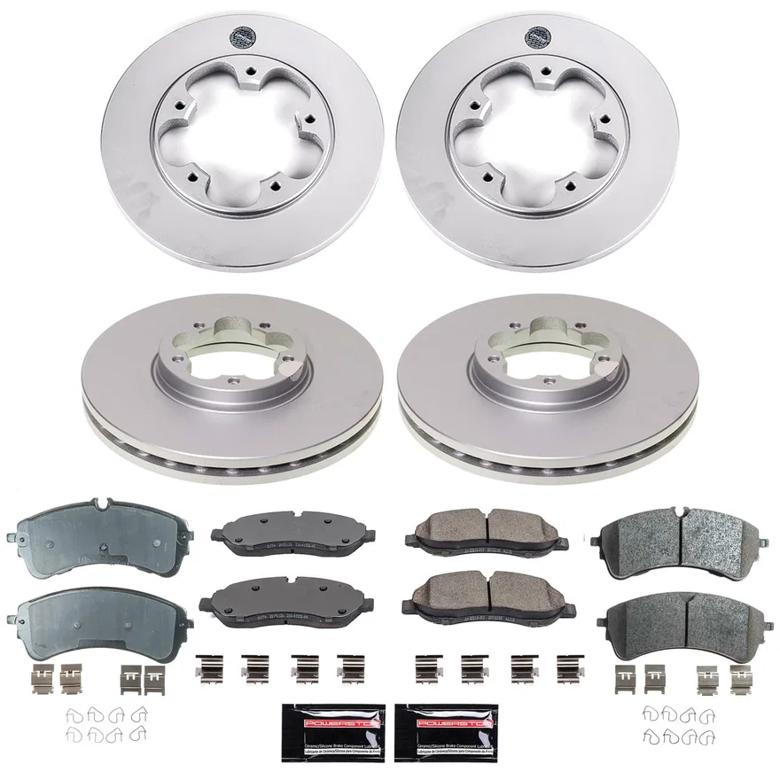 Front and Rear Z17 COATED BRAKE KIT for Ford