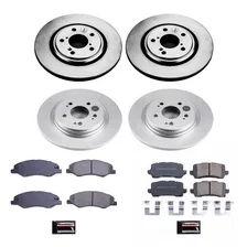 Front and Rear Z17 COATED BRAKE KIT for Honda Odyssey image 2