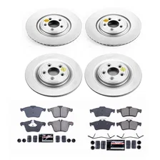 Front and Rear Z23 COATED BRAKE KIT for Jaguar image 2