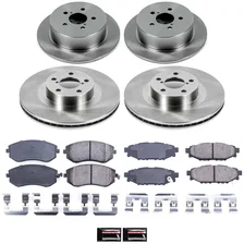 Front and Rear AUTOSPECIALTY BRAKE KIT for Subaru image 2
