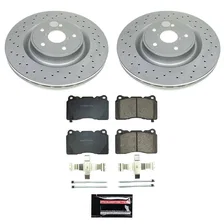 Front Z17 COATED BRAKE KIT for Subaru WRX image 1