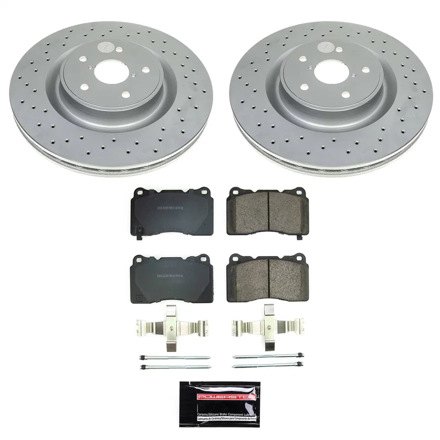 Front Z17 COATED BRAKE KIT for Subaru WRX