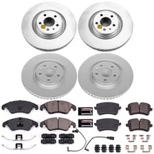 Front and Rear Z23 COATED BRAKE KIT for Audi image 2