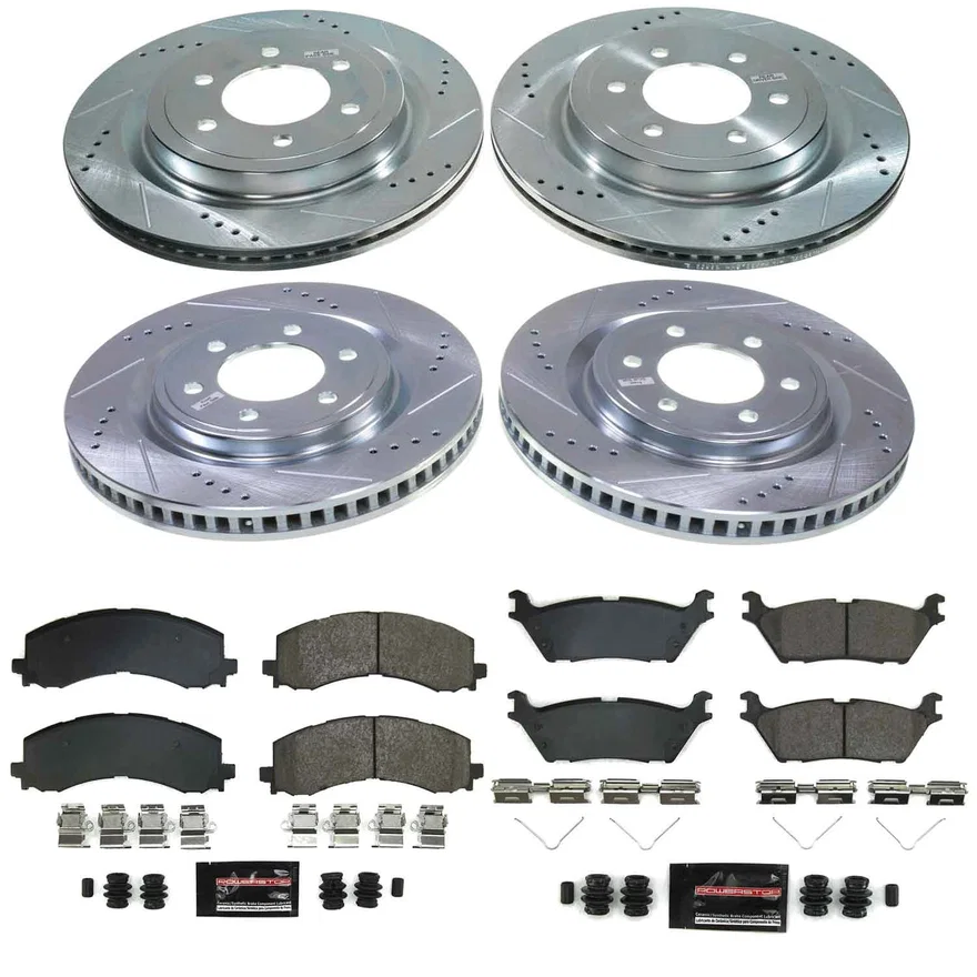 Front and Rear Z23 EVOLUTION BRAKE KIT for Ford F-150 Lightning