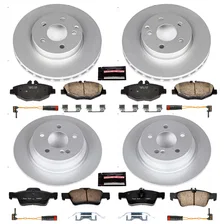 Front and Rear Z23 COATED BRAKE KIT for Mercedes-Benz E320 image 2