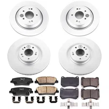 Front and Rear Z17 COATED BRAKE KIT for Hyundai Equus image 2