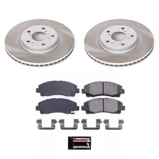 Front SEMI-COATED ROTOR KIT for Acura TL image 1