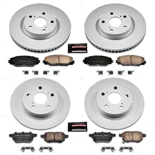 Front and Rear Z17 COATED BRAKE KIT for Scion tC image 2