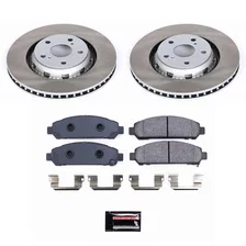 Front SEMI-COATED ROTOR KIT for Toyota Venza image 1