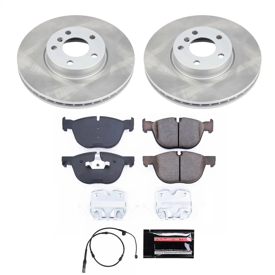 Front SEMI-COATED ROTOR KIT for BMW