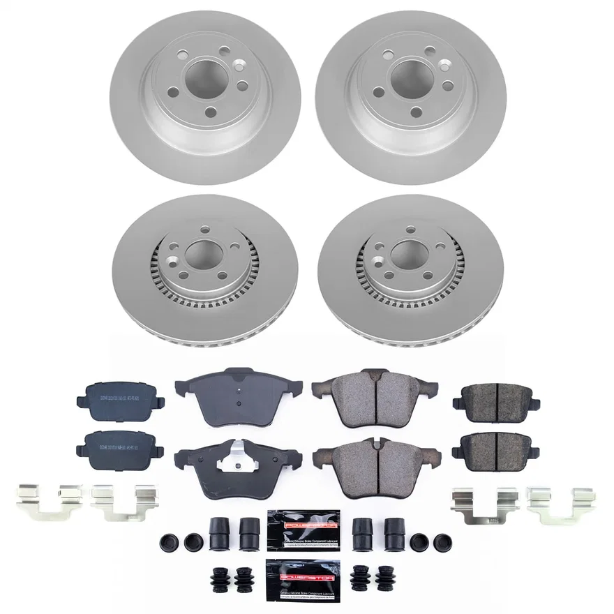 Front and Rear Z23 COATED BRAKE KIT for Volvo S80