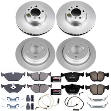 Front and Rear Z23 COATED BRAKE KIT for BMW 540i image 2