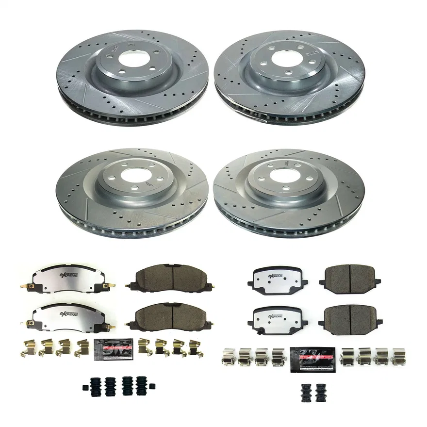 Front and Rear Z36 TRUCK/TOW BRAKE KIT for Lincoln Aviator